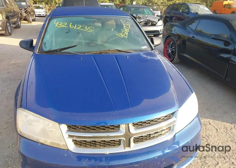 2014 Dodge Avenger Se from USA, damaged, VIN 1C3CDZAB3EN160880